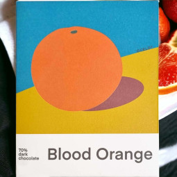 Blood Orange - 70% sombre Bio Chocolat avec de l'huile d'orange