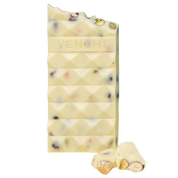 Nocciole, Pistacchi & Mandorle Salate - Weiße Schokolade mit gesalzenen Nüssen Nocciole, Pistacchi & Mandorle Salate - Weiße Schokolade mit gesalzenen Nüssen