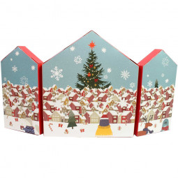 Adventskalender winterdorp blanco Adventskalender winterdorp blanco