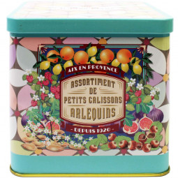 Calissons Selection in bunter Geschenkdose aus Metall
