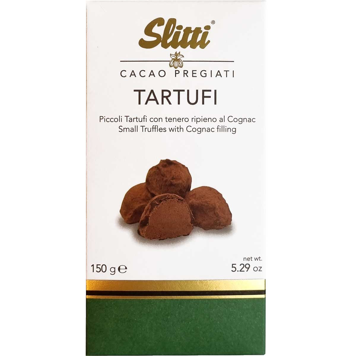 SLITTI Tartufi al Cognac italienische Cognac Schokoladentrüffel