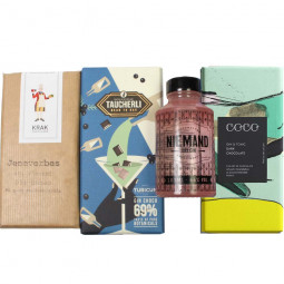 Chocolat au gin & gin en coffret Chocolat au gin & gin en coffret