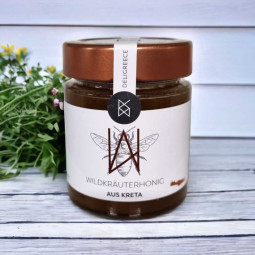 Wild herbs honey from Crete - natural