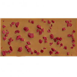 White chocolate Lakkris + Raspberry