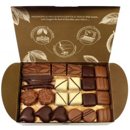 74 Pralinen als ausgewählte Schokoladenmischung 74 Pralinen als ausgewählte Schokoladenmischung