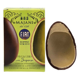 Osterei Vollmilch-Schokolade mit Pistaziencreme - Doppio Strato Pistacchio