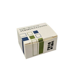 Würfel "Fermentation" 70% Schokoladen im Vergleich