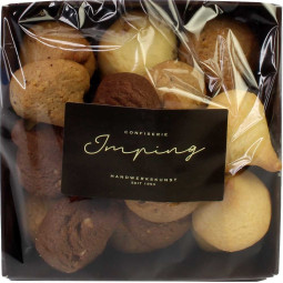 Nougat Cookie Hütchen - Gebäck mit Nougat Füllung