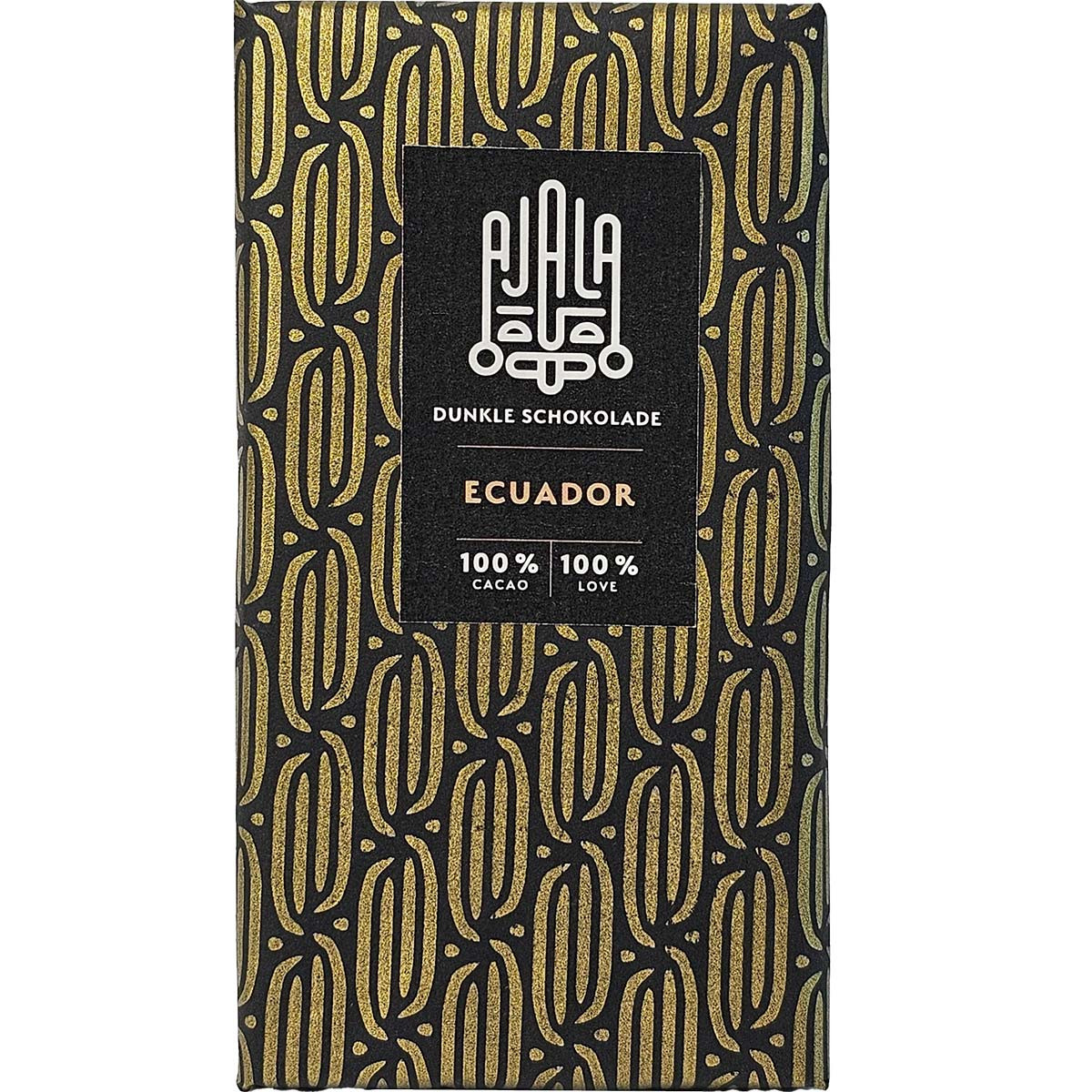 100% Ecuador Hacienda Limon, Nacional Cocoa - Bar of Chocolate, lactose free, without added sugar, Czech Republic, Czech chocolate - Chocolats-De-Luxe