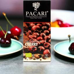 Cherry - 60% organic chocolate with cherries