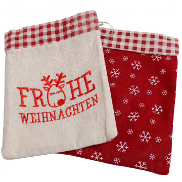 Star bag Merry Christmas with alcohol