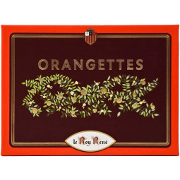 Orangettes - écorces d'orange confites dans chocolat noir