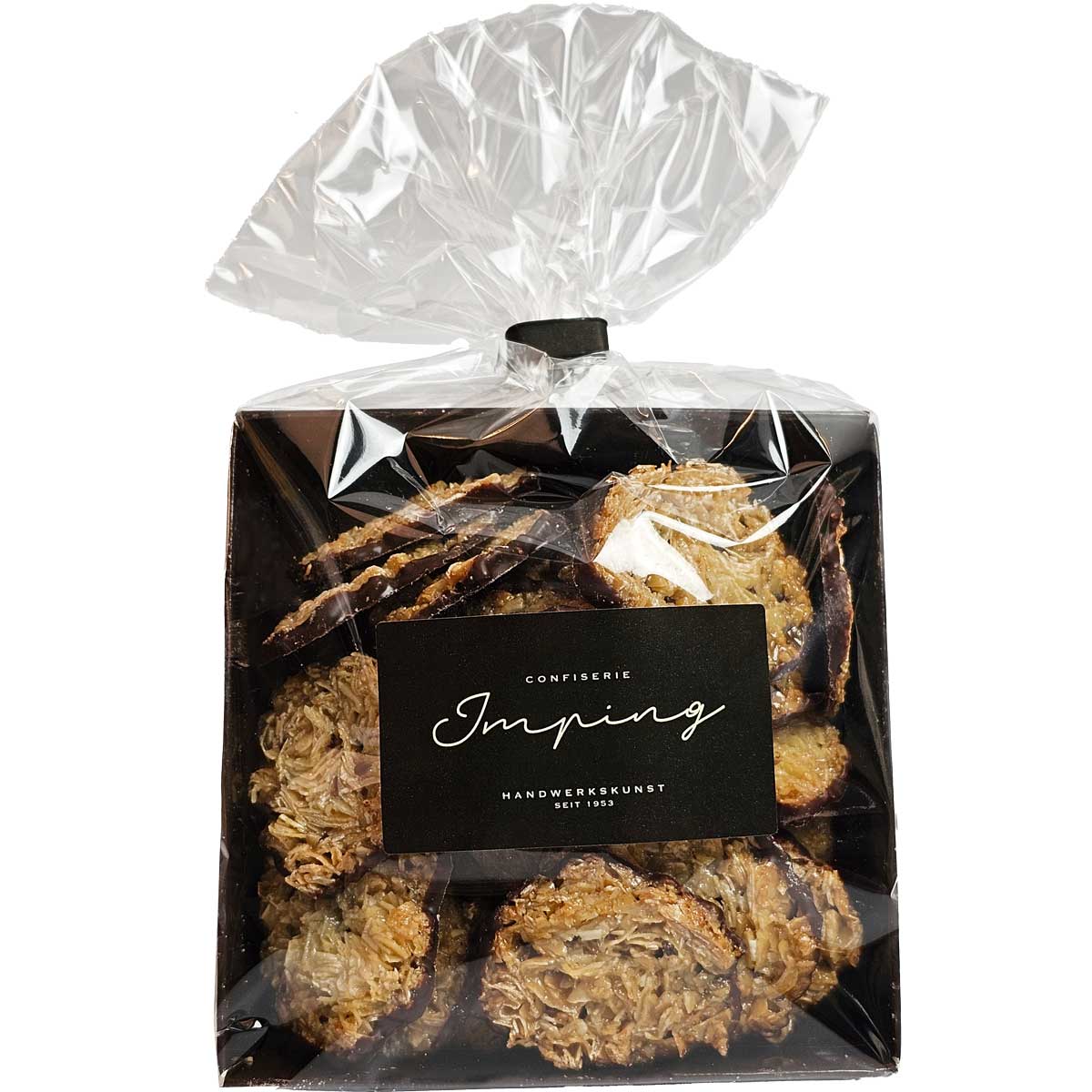 Florentiner - dünne Honig Mandelblätter mit dunkler Schokolade