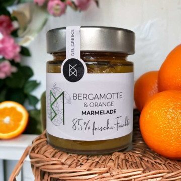 Bergamotte & Orange Marmelade mit 85% Fruchtanteil Bergamotte & Orange Marmelade mit 85% Fruchtanteil