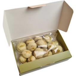 Domes aux Pistaches - Pistazienkekse in weißer Schokolade