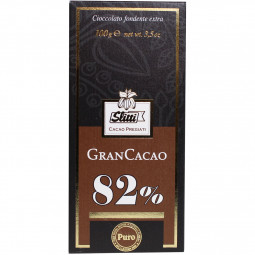 82% Gran Cacao Puro Fondente chocolate oscuro