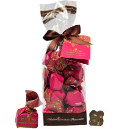 Tartufi Lampone e Pistacchio - Pralinen mit Himbeer & Pistazie - im Beutel