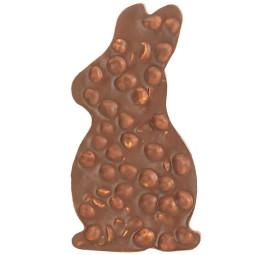 Osterhasentafel - Vollmilchschokolade mit ganzen Haselnüssen Osterhasentafel - Vollmilchschokolade mit ganzen Haselnüssen