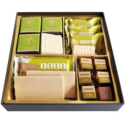 chocolates La Collezione Pistacchio - Gofres y con pistachos