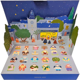 3D Adventskalender mit typisch französischen Spezialitäten