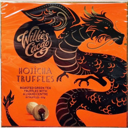 "Hojicha Truffles" Trufas Hojicha en chocolate blanco con té verde - caja regalo