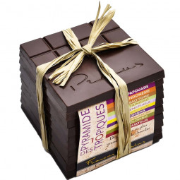 Pyramide des Tropiques - 10 repen 75% pure chocolade