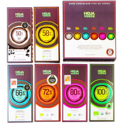 Set de regalo de 6 Barras - las 6 variedades de chocolate