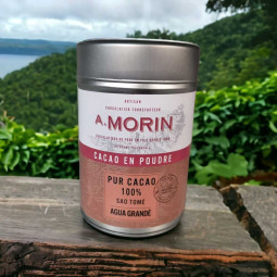 100% Pur Cacao Sao Tomé Agua Grandé - poudre de cacao pur