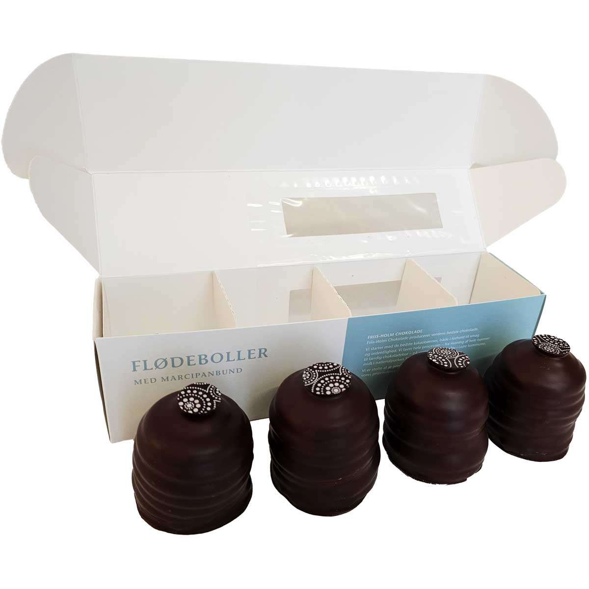 Friis-Holm &amp;quot;Flødeboller&amp;quot; Schokoküsse mit Marzipanboden TOP