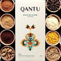 70% chocolate oscuro con especias Épices "Route de la Soie"