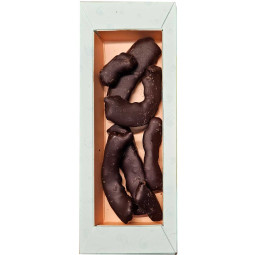 Scorzette Ricoperte Limone - kandierte Zitronenschale umhüllt von dunkler Schokolade