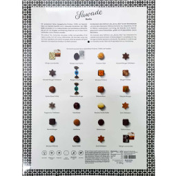 Adventskalender mit Pralinen, Trüffeln und Spezialitäten - alkoholfrei