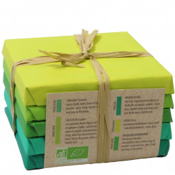 Pyramide Biologique met 5 biologische chocolade 75%