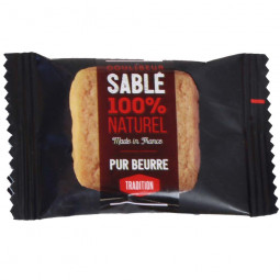 Carré Sablé Pur Beurre - Pure butter cookie - individually wrapped Carré Sablé Pur Beurre - Pure butter cookie - individually wrapped