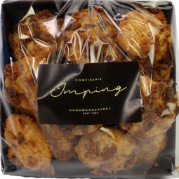 Käsegebäck mit Röstzwiebeln