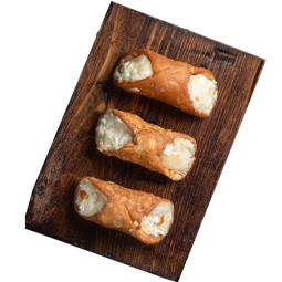 Cannoli Gin Tonic - Teigröllchen mit zarter Gin Tonic Cremefüllung