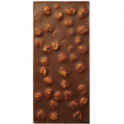 Gianduia - Dunkle Haselnuss-Nougat Schokolade mit ganzen Haselnüssen Gianduia - Dunkle Haselnuss-Nougat Schokolade mit ganzen Haselnüssen