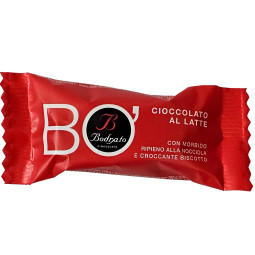 BO' Cioccolato al Latte  - Vollmilchschokolade mit Keks-Haselnuss