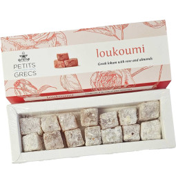 Loukoumi - Griechisches Lokum mit Mandeln und natürlichem Rosenaroma
