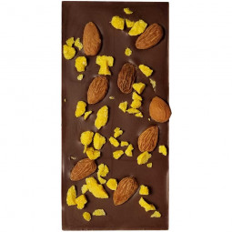 Orange & Almonds - 45% chocolate de leche con naranja & Almendra - Orgánico