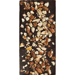 Amandes Caramélisées - 72% chocolat noir avec des amandes caramélisées