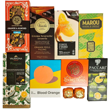 Chocowerk Orange Chocolate with Orange Gift Set