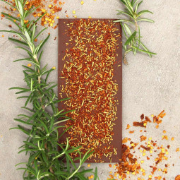 60% Schokolade mit baskischem Chili & Rosmarin