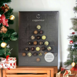 Adventskalender Truffes und Pralinés Füllung mit Alkohol Adventskalender Truffes und Pralinés Füllung mit Alkohol