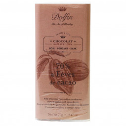Fèves de Cacao - 70% Zartbitterschokolade mit Kakaobohnen Stückchen Fèves de Cacao - 70% Zartbitterschokolade mit Kakaobohnen Stückchen