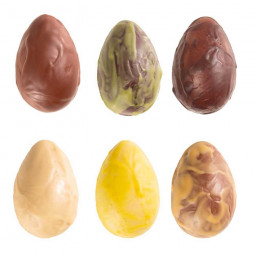 Ei love you 6 filled chocolate Easter eggs in Easter nest