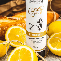 Crete olive oil with lemon 250ml Crete olive oil with lemon 250ml