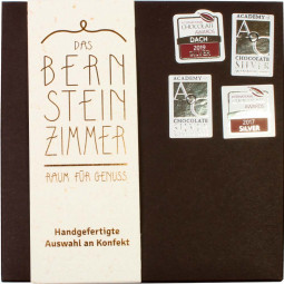 Silver Award winning 3 x 3 vegan chocolates in a gift box