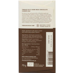 58% Dark Milk - dark milk chocolate from Tobago