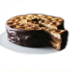 Noble Christmas pie with nougat and marzipan Noble Christmas pie with nougat and marzipan